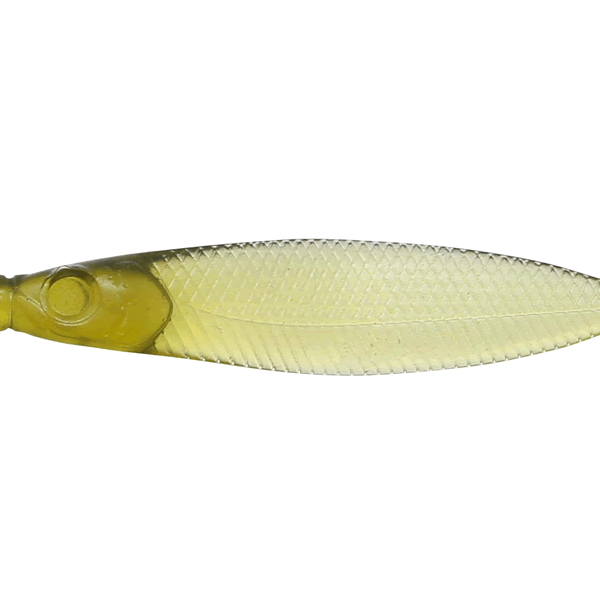 issei LIAR MINNOW FLAT SAKANA SAKANA 3.8" (7 pcs/pack) #70 AKAMATSU SECRET GREEN