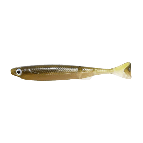 issei LIAR MINNOW 4" (6 pcs/pack) #72 AK SHAD (GOLD)