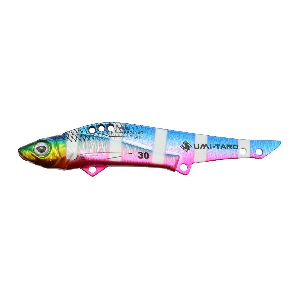 issei UMITARO SPEED SARDINE URUME VIB 30g 90mm : 30g #035 BLUE PINK GLOW ZEBRA saltwater fishing lure