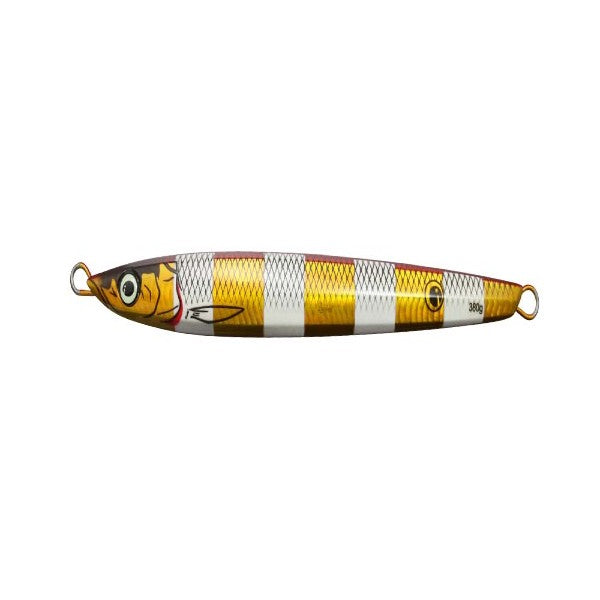 issei UMITARO NEKO METAL 380g #040 AKAKIN GLOW ZEBRA saltwater fishing lure