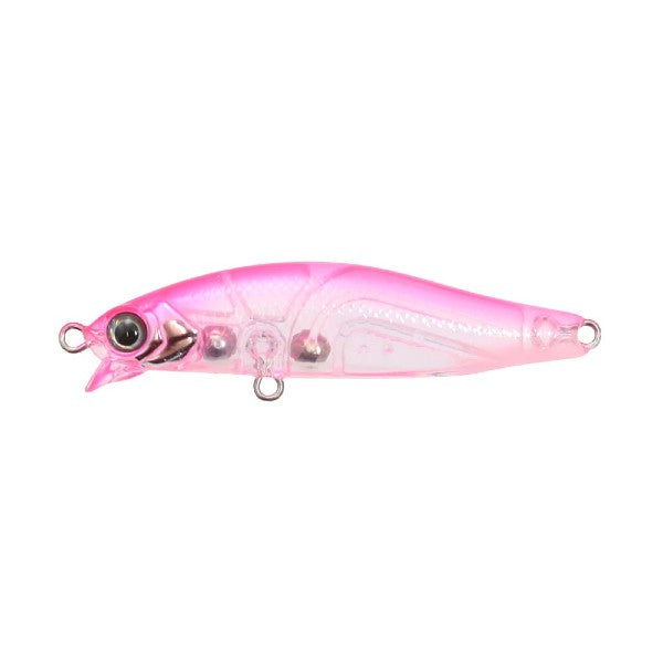 issei UMITARO AME MINNOW 48SR-SF 48mm : 2.3g Slow Floating #003 PINK BACK TAIL GLOW saltwater fishing lure