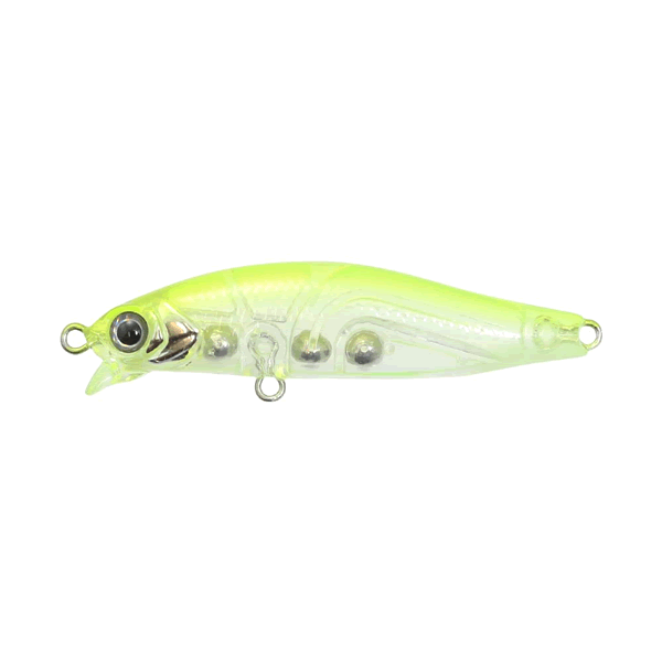 issei UMITARO AME MINNOW 48SR-SS 48mm : 2.7g Slow Sinking #004 CHART BACK TAIL GLOW saltwater fishing lure