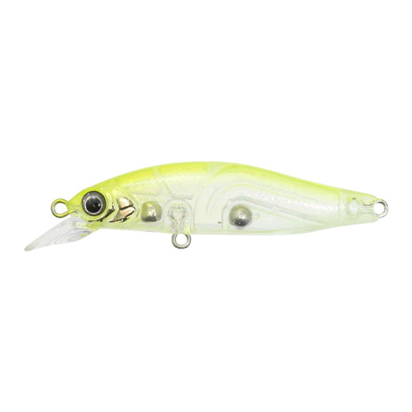issei UMITARO AME MINNOW 48MR-SF 48mm : 2.3g Slow Froating #004 CHART BACK TAIL GLOW saltwater fishing lure