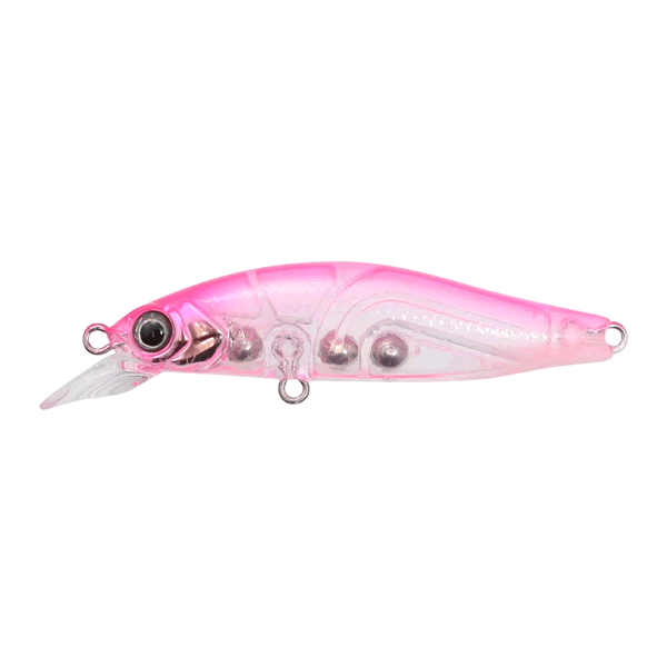 issei UMITARO AME MINNOW 48MR-SS 48mm : 2.7g Slow Sinking #003 PINK BACK TAIL GLOW saltwater fishing lure