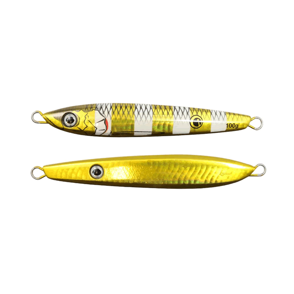 issei UMITARO NEKO METAL SAKURA MASU SP 180g #048 GOLD GLOW ZEBRA saltwater fishing lure