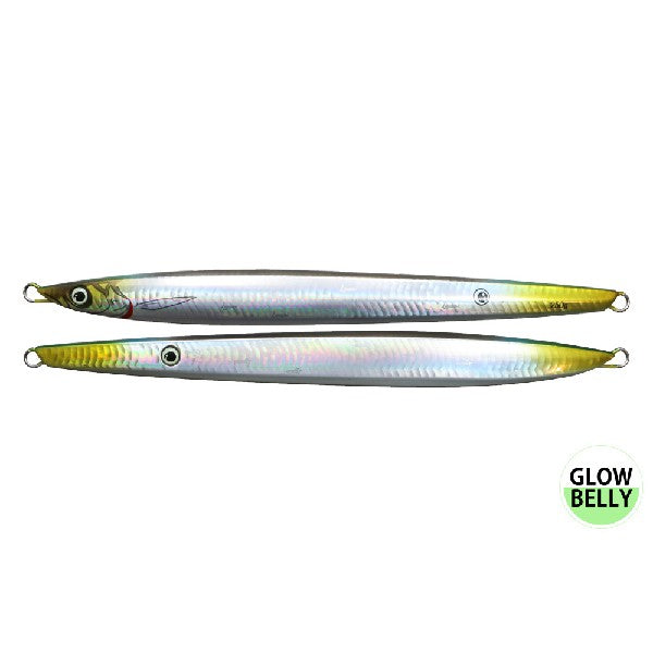 issei UMITARO NEKO METAL LONG 250g #022 IWASHI GLOW saltwater fishing lure