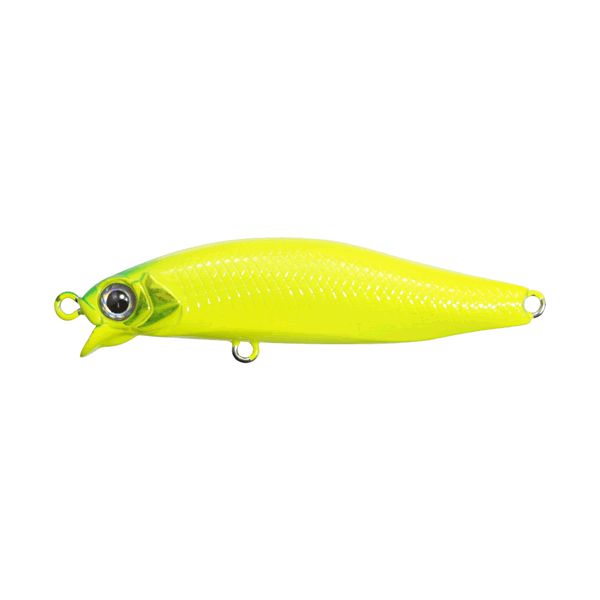 issei UMITARO AME MINNOW 48SR-SS 48mm : 2.7g Slow Sinking #012 SOLID LIME CHART saltwater fishing lure