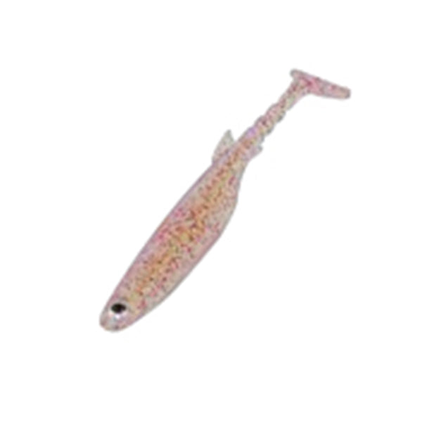 RUDIE'S HATA GUI GYOSHI 4.0" (4 pcs/bag) CLEAR AKA HOLO saltwater fishing lure