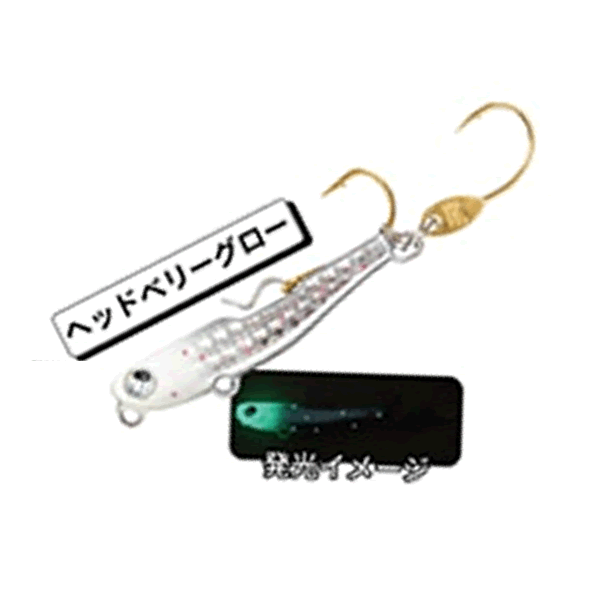 RUDIE'S GYOSHI METAL TSURANUKI 1.5g HEAD BERRY GLOW