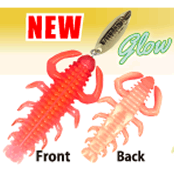 RUDIE'S HATA GUI MUSHI 2.0" (4 pcs/pack) HARAGURO PINK saltwater fishing lure