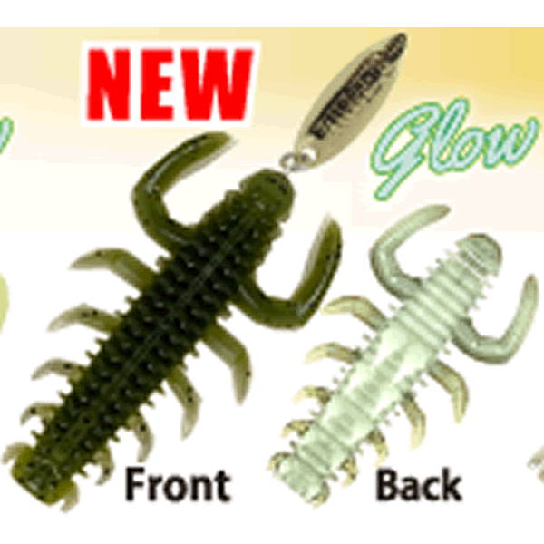 RUDIE'S HATA GUI MUSHI 2.0" (4 pcs/pack) ISOGANI GLOW saltwater fishing lure
