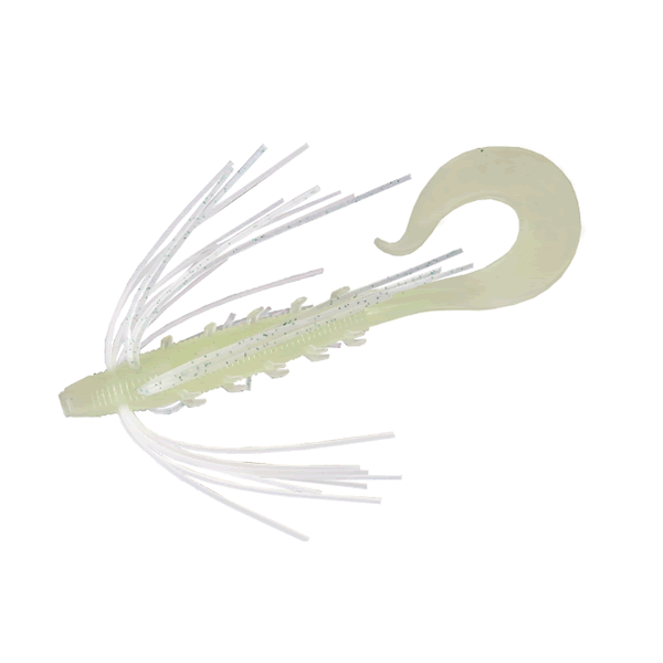 RUDIE'S HATAGUI NUE 3.5" (3 pcs/pack) LIME GLOW saltwater fishing lure