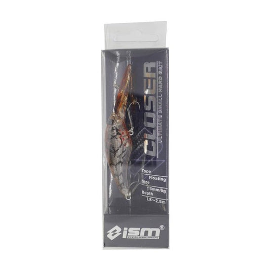 ISM CLOSER 55mm : 6g Floating #02 NATURAL SHAD freshwater fishing lure — photo 2