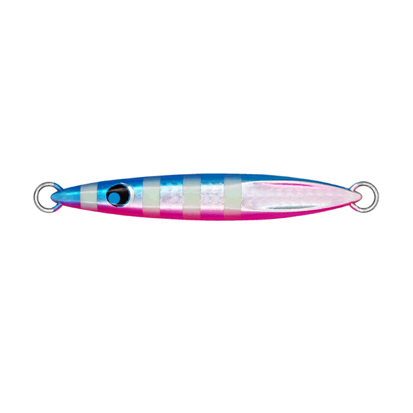 UROCO CHIBI UROCO 30g #008G BLUE PINK ZEBRA GLOW saltwater fishing lure