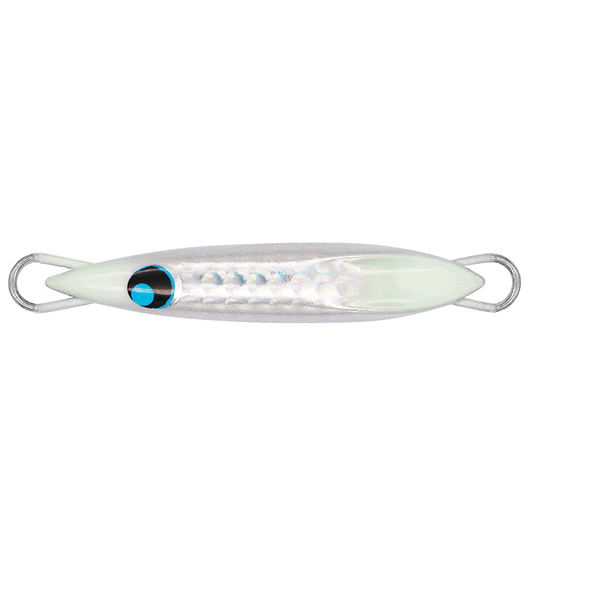 UROCO CHIBI UROCO SHORT 30g #007G SILVER DOUBLE END GLOW saltwater fishing lure