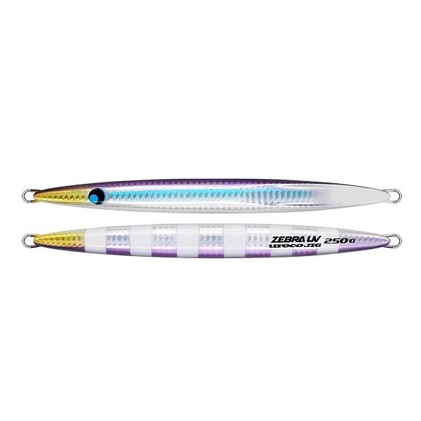 UROCO UROCO JIG 300g ZEBRA UV #502GUV HOLOGRAM SAURY UV ZEBRA