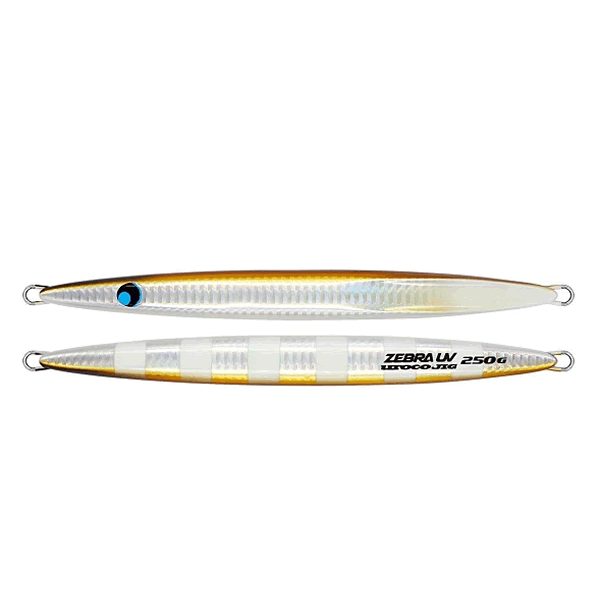 UROCO UROCO JIG 300g ZEBRA UV #504GUV HOLOGRAM BARRACUDA UV ZEBRA
