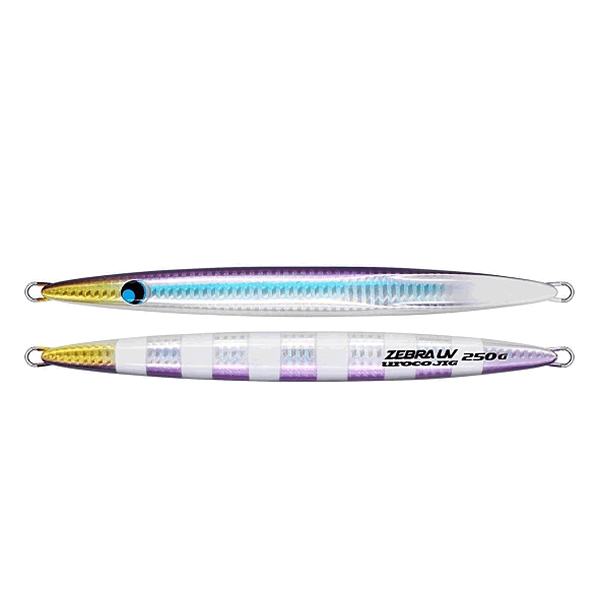 UROCO UROCO JIG 350g ZEBRA UV #502GUV HOLOGRAM SAURY UV ZEBRA