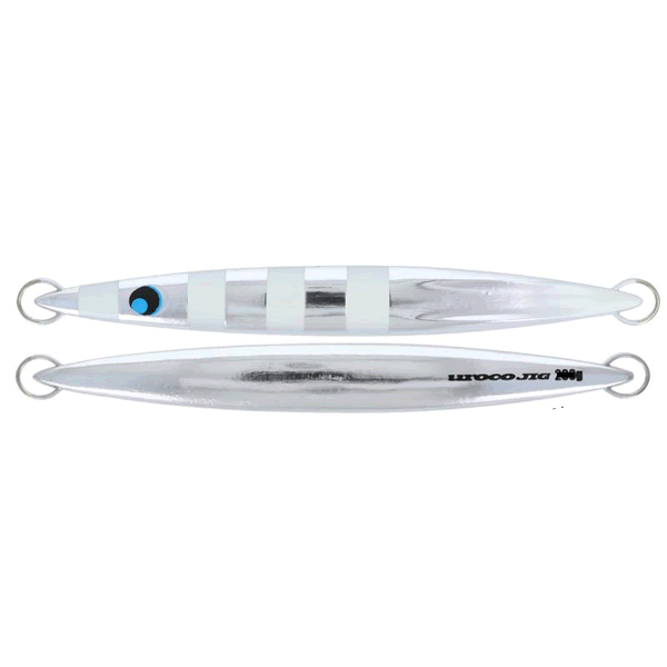 UROCO UROCO JIG 160g ALUMINUM UV #013GUV ALUMINUM SV/ZEBRA GOLW TIP