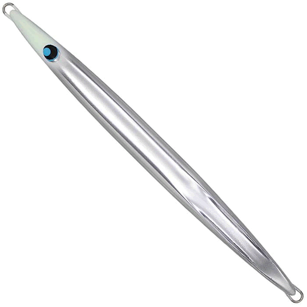 UROCO UROCO JIG 350g ALUMINUM #012G ALUMINUM SILVER/GLOW HEAD