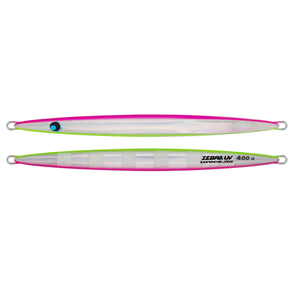 UROCO UROCO JIG 400g #507UVZ PINK CHART SHELL/UV ZEBRA