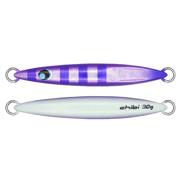 UROCO CHIBI UROCO Hiroto model 30g #250G PURPLE ZEBRA / FULL GLOW saltwater fishing lure