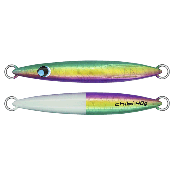 UROCO CHIBI UROCO Hiroto model 40g #248G GREEN GOLD PURPLE/FH GLOW saltwater fishing lure