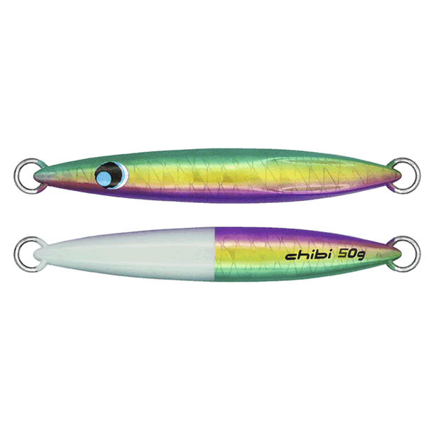 UROCO CHIBI UROCO Hiroto model 50g #248G GREEN GOLD PURPLE/FH GLOW saltwater fishing lure