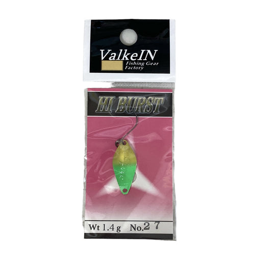VALKEIN HI BURST 1.4g No.27 SHINE LIME GOLD freshwater fishing lure — photo 2