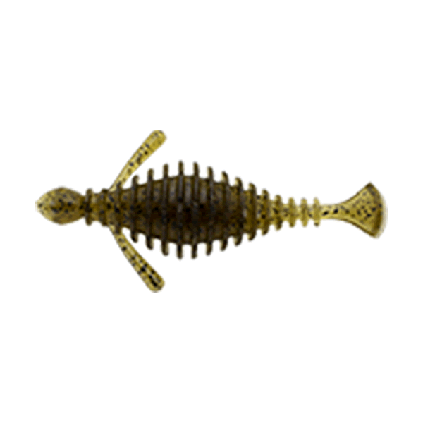 Bait Breath BIG RUI 3.5" (8 pcs/pack) #120 GR PUMPKIN / SEED freshwater fishing lure