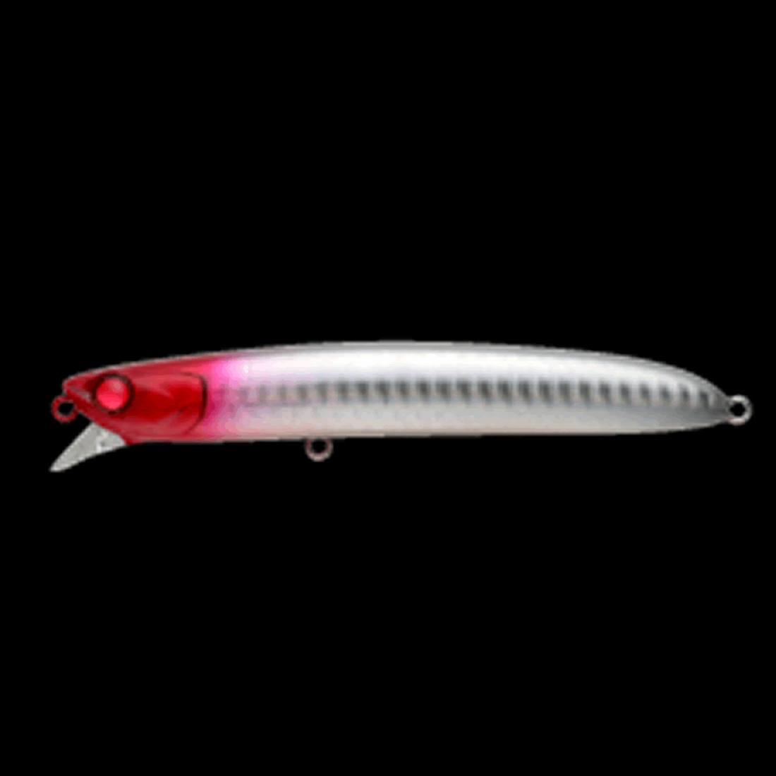 APIA LAMMTARRA BADEL 105 105mm : 15g SLOW FLOATING #02 RED HEAD HOLO saltwater fishing lure