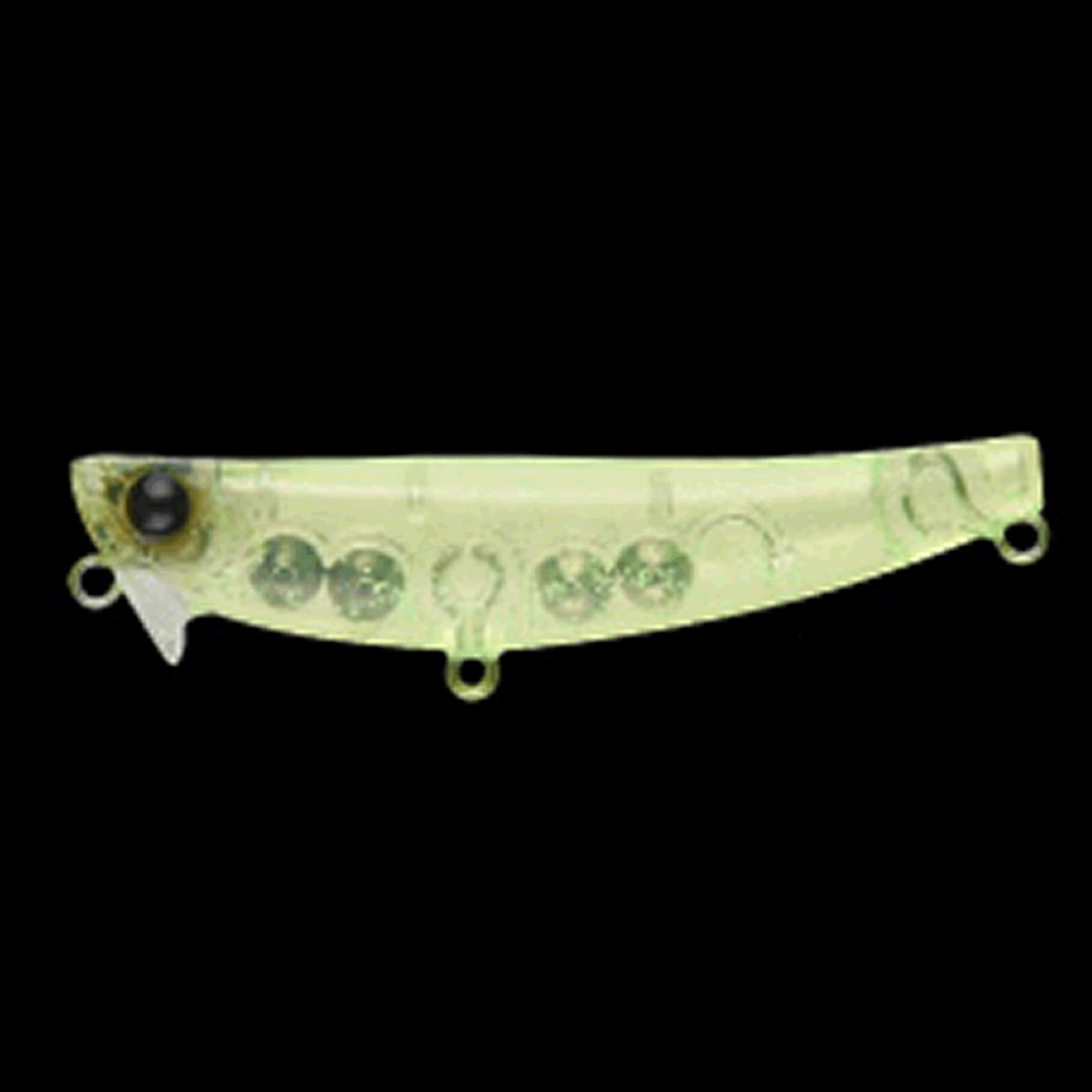 APIA HYDRO UPPER 55S 55mm : 5.5g SINKING #4 CLEAR CHART LAME saltwater fishing lure