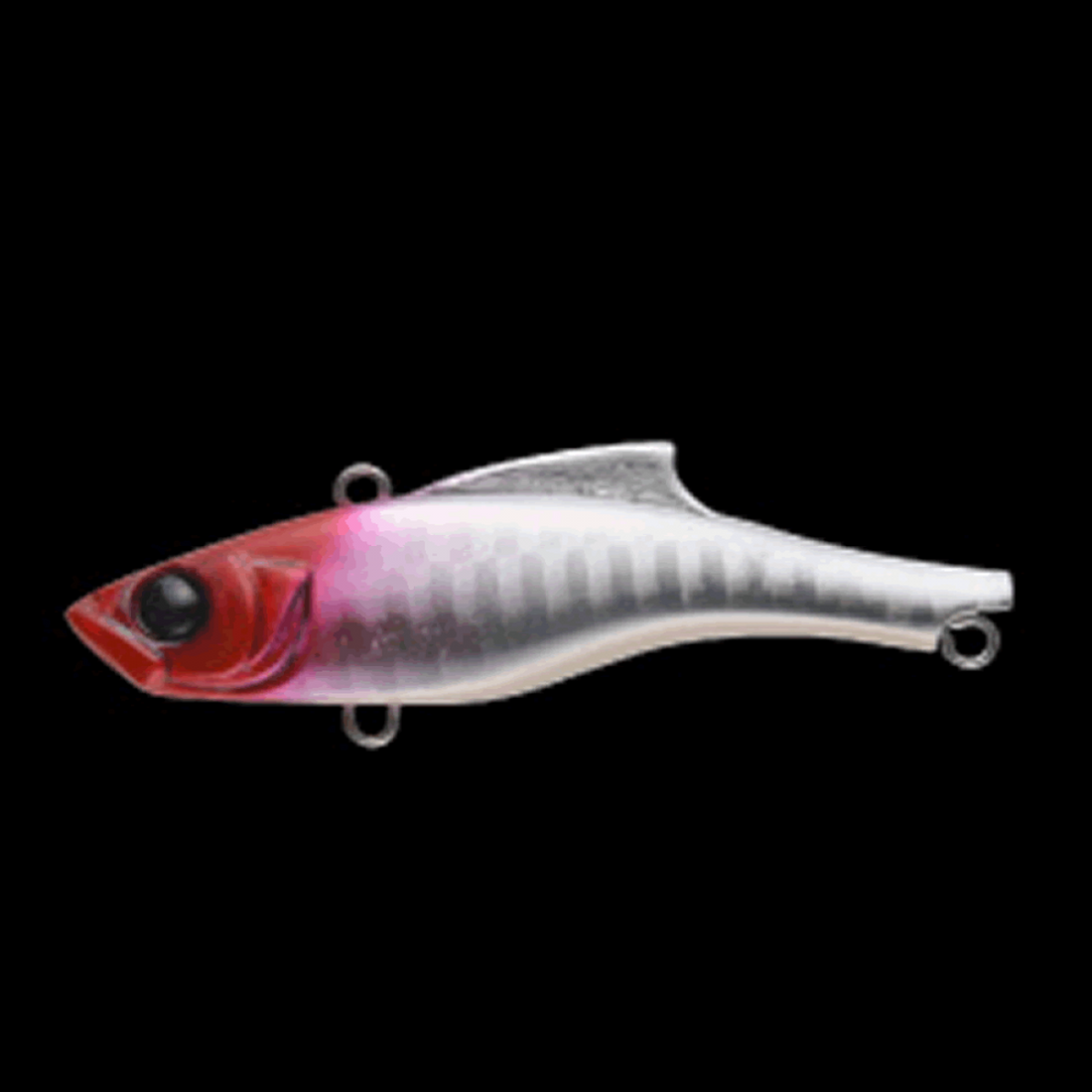 APIA LUCK-V GHOST 65mm : 15g VIBRATION #02 RED HEAD HOLO saltwater fishing lure