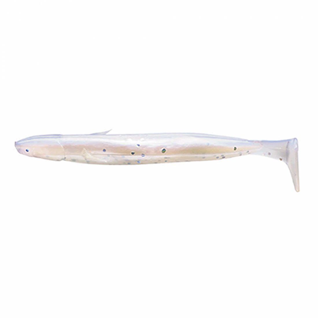 ECOGEAR POWER SHAD 4" 100mm (7 pcs/pack) 170 ALBINO KISU saltwater fishing lure