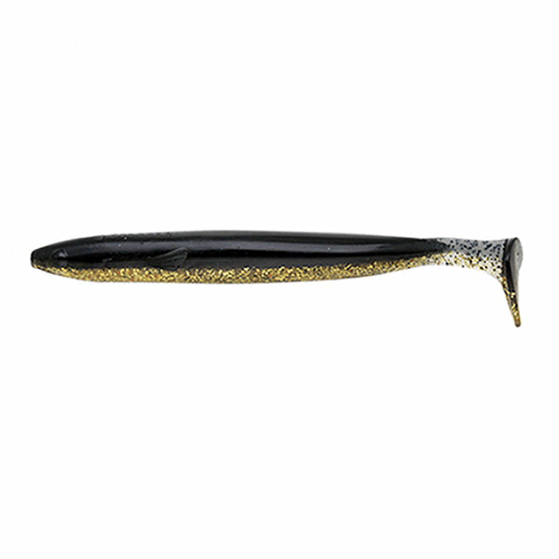 ECOGEAR POWER SHAD 4" 100mm (7 pcs/pack) 171 NATURAL GOLD saltwater fishing lure