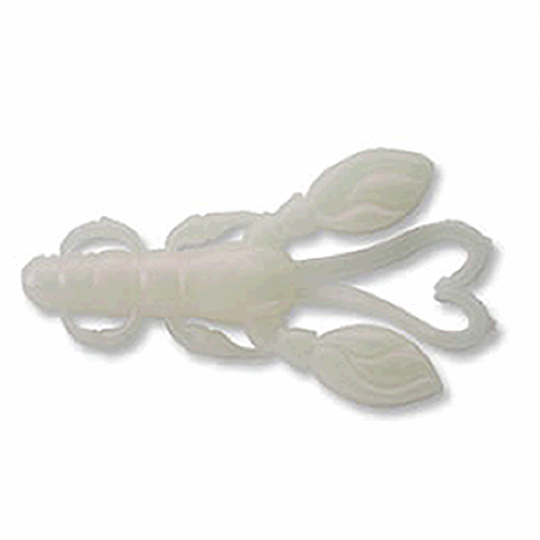 ECOGEAR KASAGO SHOKUNIN ROCK CLAW 2" 65mm (5 pcs/pack) 249 PEARL WHITE FLOAT saltwater fishing lure