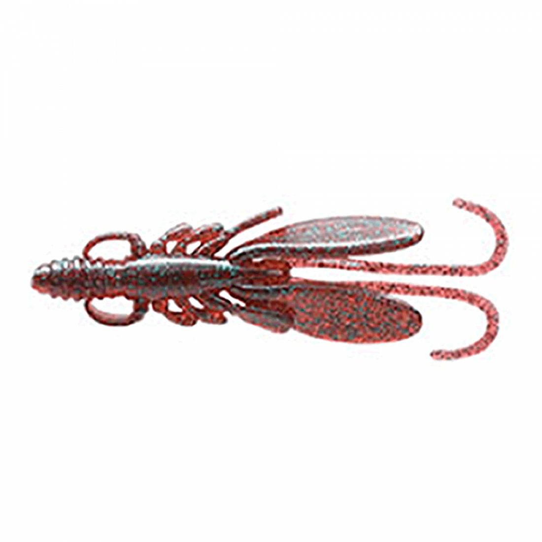 ECOGEAR CHINU SHOKUNIN BUG ANTS 2" 60mm (5 pcs/pack) 036 PLUM SMALL GREEN FLK. saltwater fishing lure