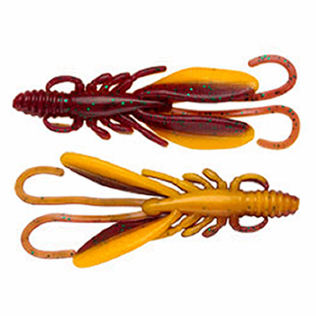 ECOGEAR CHINU SHOKUNIN BUG ANTS 2" 60mm (5 pcs/pack) 342 MIDDO NIGHT IMPACT UV((LUMINOUS)) saltwater fishing lure