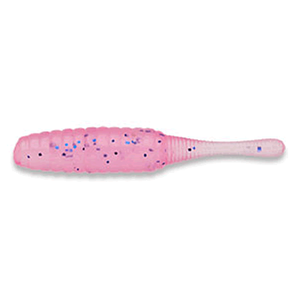 ECOGEAR MEBARU SHOKUNIN MEBADART 1" 25mm (15 pcs/pack) 292 CLEAR PINK GROW(LUMINOUS) BLUE Flk. saltwater fishing lure