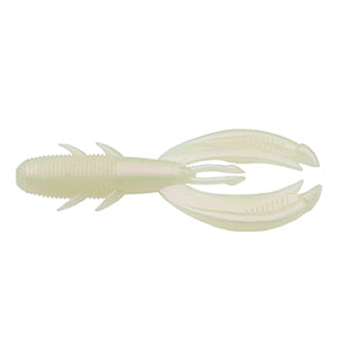 ECOGEAR KIJIHATA HOG 3" 56mm (9 pcs/pack) 010 PEARL GLOW (LUMINOUS)