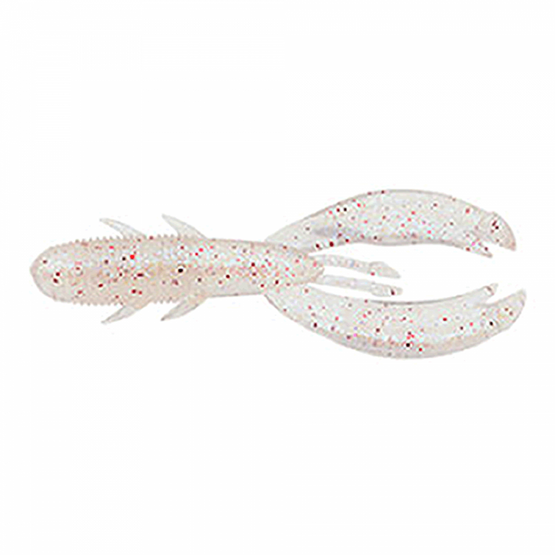 ECOGEAR KIJIHATA HOG 3" 56mm (9 pcs/pack) 323 HOKURIKU CLEAR HOLO saltwater fishing lure