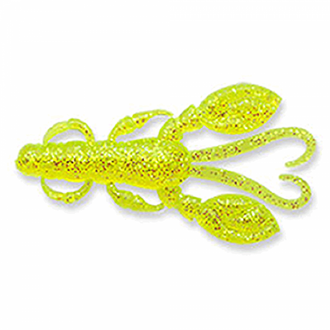 ECOGEAR KASAGO SHOKUNIN ROCK CLAW 2" 65mm (5 pcs/pack) 433 CLEAR LEMON HOLO saltwater fishing lure