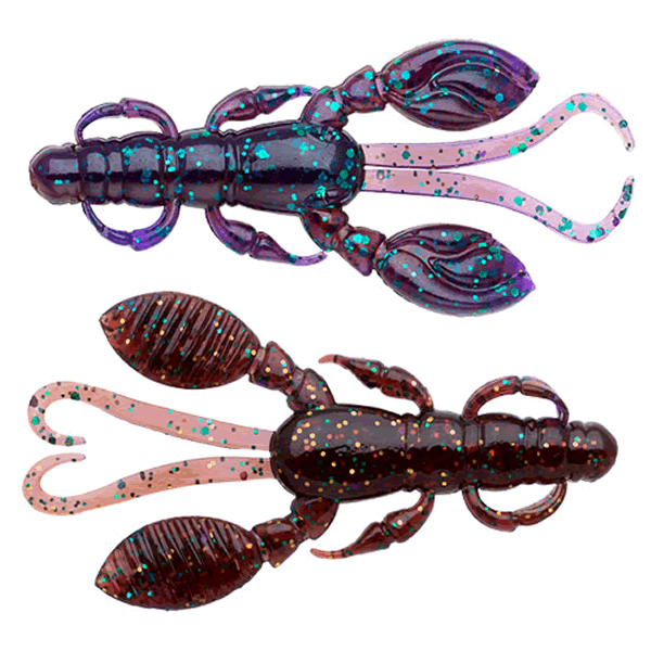 ECOGEAR ROCK CLAW 2" 65mm (8 pcs/pack) 414 MIWAKU PURPLE KAMO saltwater fishing lure