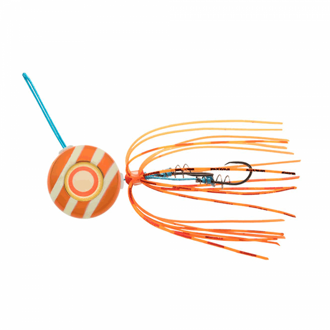 ECOGEAR TG AQURABA HEAD KUWASE 60g AH06 ORANGE METAL GLOW STRIPE saltwater fishing lure