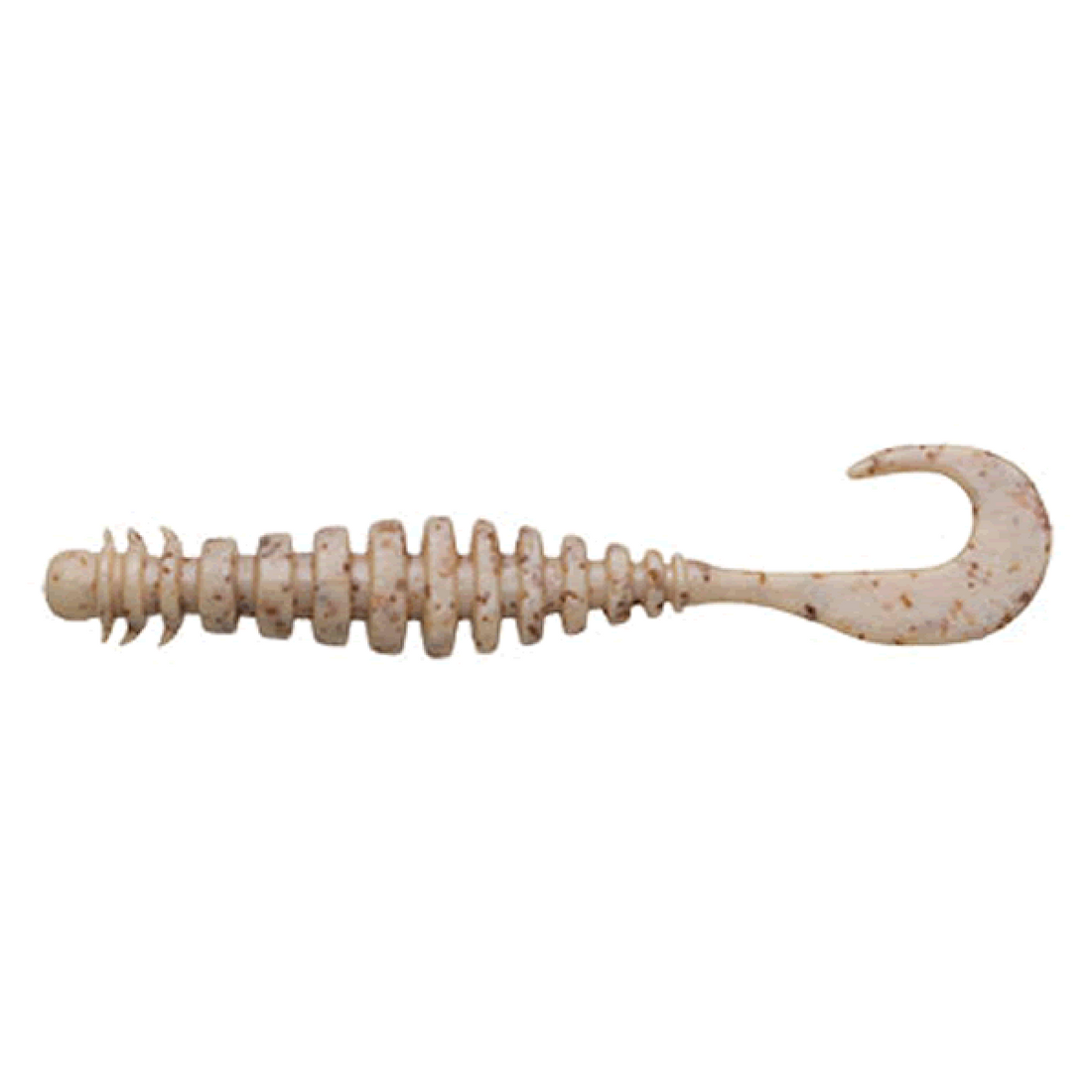 ECOGEAR ECOGEAR JUKUSEI AQUA RING MAX 3" 75mm (8 pcs/pack) J05 PEARL SHIRASU(LUMINOUS) saltwater fishing lure