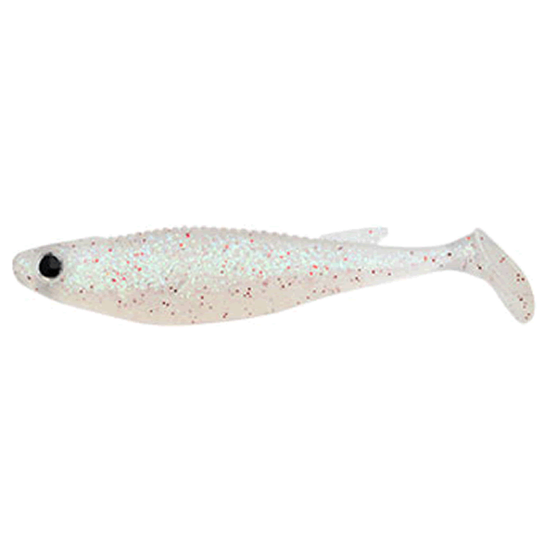 ECOGEAR BALT 4" 102mm (5 pcs/pack) 323 HOKIRIKU CLEAR HOLO saltwater fishing lure