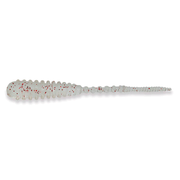 ECOGEAR AJI SHOKUNIN AJI MUST 1.8" FAT (10 pcs/pack) 288 CLEAR RED FLK saltwater fishing lure