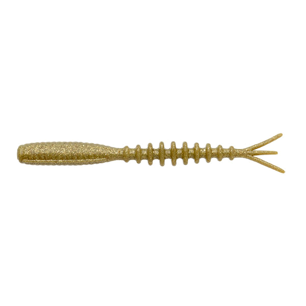 ECOGEAR ECOGEAR JUKUSEI KATSU AJIKOMUSHI 2" (18 pcs/pack) J17 OLIVE GOLD saltwater fishing lure