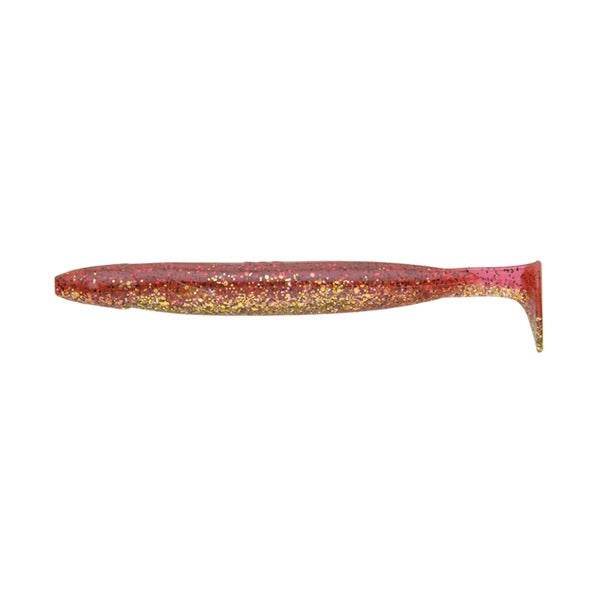 ECOGEAR POWER SHAD 5.0" (6 pcs / pack) 329 UV MAZUME RED