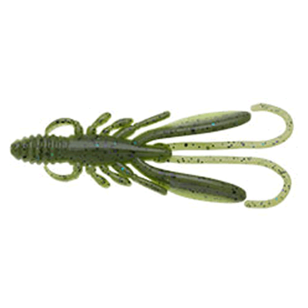 ECOGEAR BUG ANTS 4" 100mm (6 pcs/pack) 434 AVOCADO CHART HALF FLOAT saltwater fishing lure